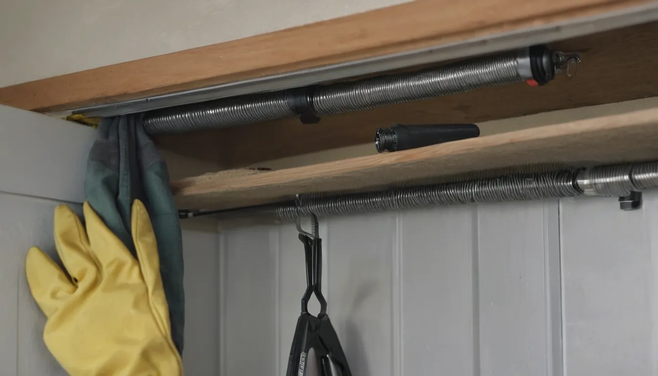 A provider checking a garage door spring for a homeowner in the La Plata area